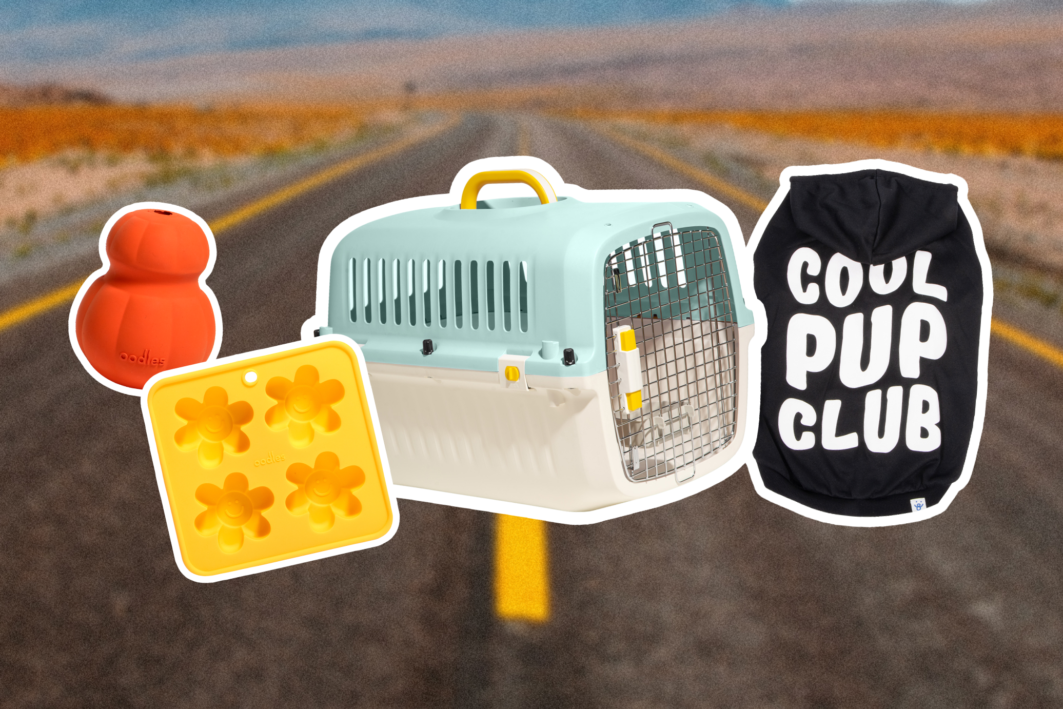 Oodles Pet dog toys and dog kennel. Holiday travel tips for pets and their humans.