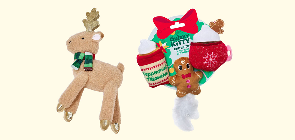 Best gifts for cats. Festive toys