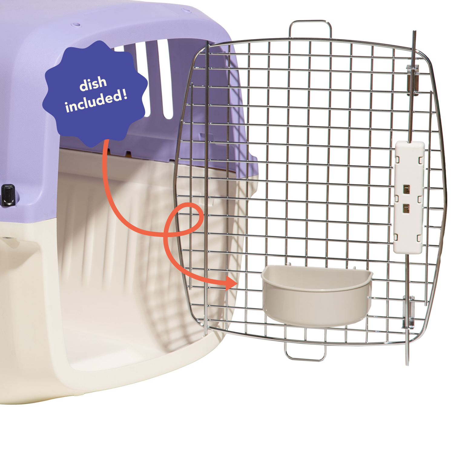 Travel Pet Kennel - Lilac