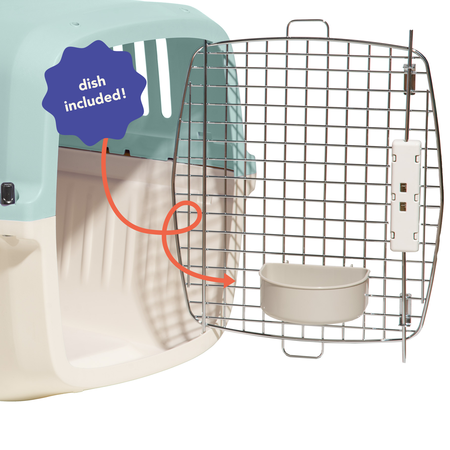 Travel Pet Kennel - Aqua