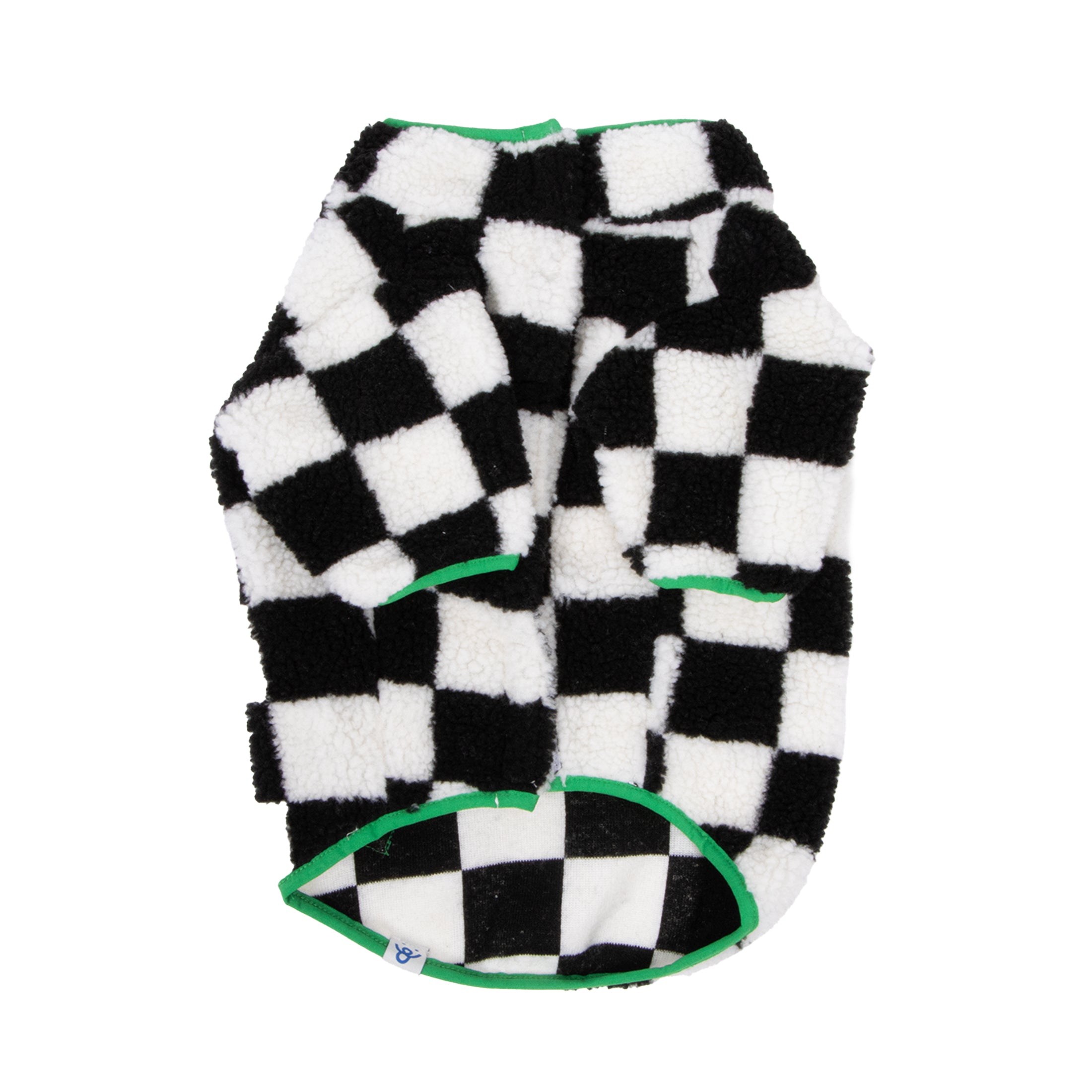 Sherpa Bubble Hem Dog Jacket