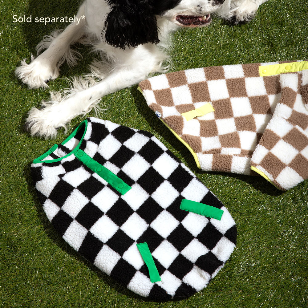 Sherpa Bubble Hem Dog Jacket